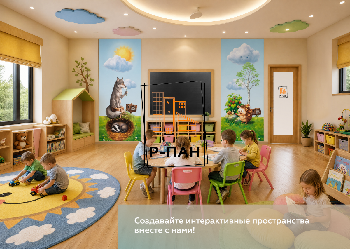 Панель интерактивная интерьерная Р-ПАН
